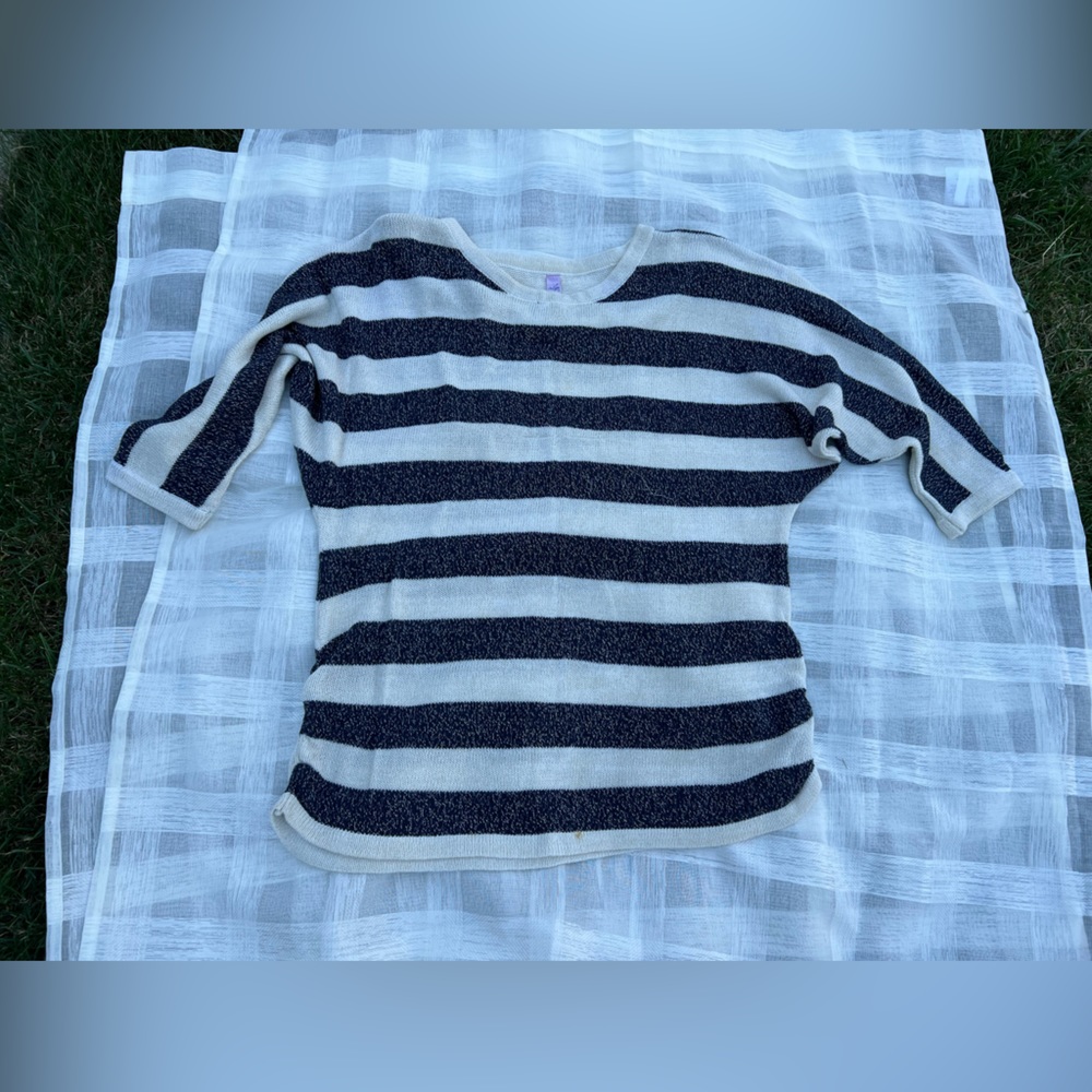 Navy and white striped sweater by Alya - Picture 5 of 5